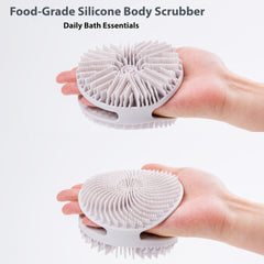 mtboi brosse silicone corps brins doux, exfoliation agréable et peau lisse.