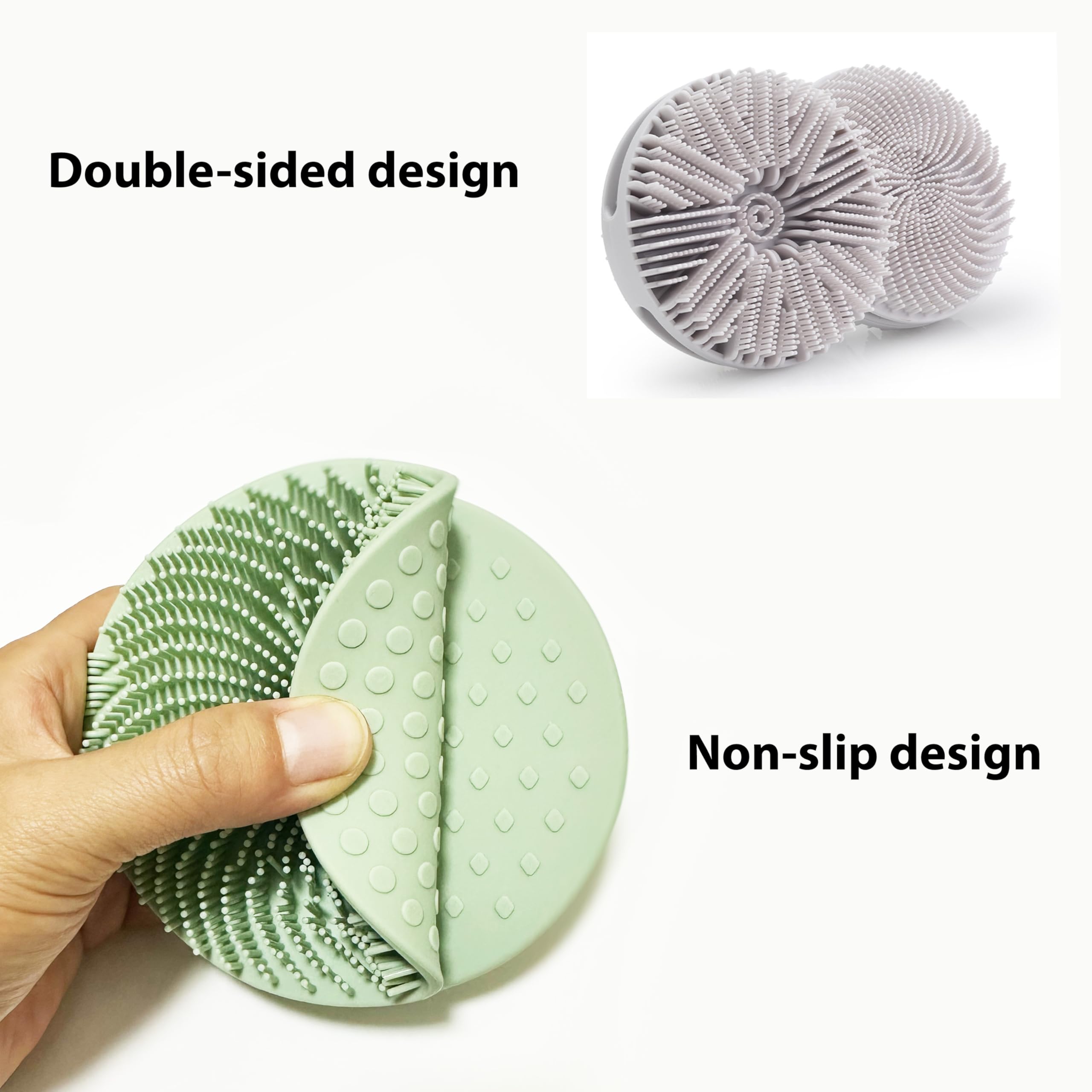 mtboi brosse silicone trou daccrochage, accroche facile et séchage rapide.