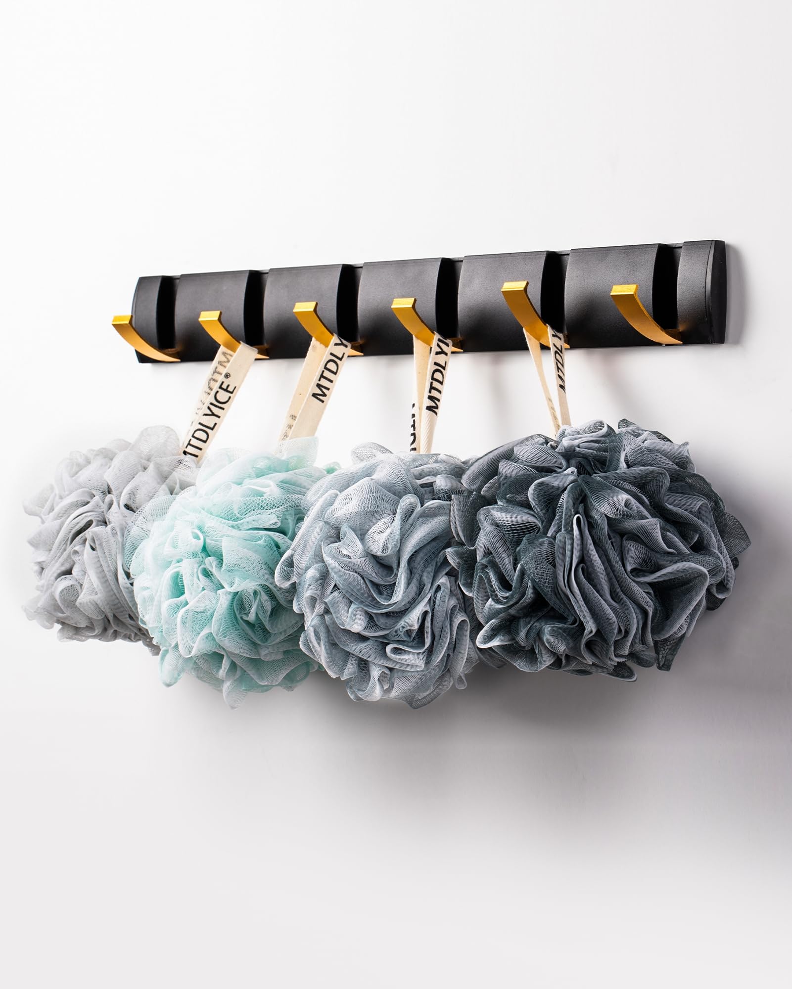 Éponge loofah MTDLYICE, grande prise confortable pour hommes et femmes.