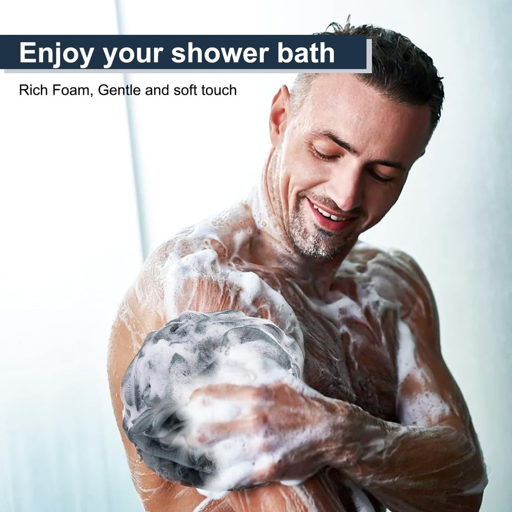 MTDLYICE Loofah genere mousse efficace avec savon ou gel douche