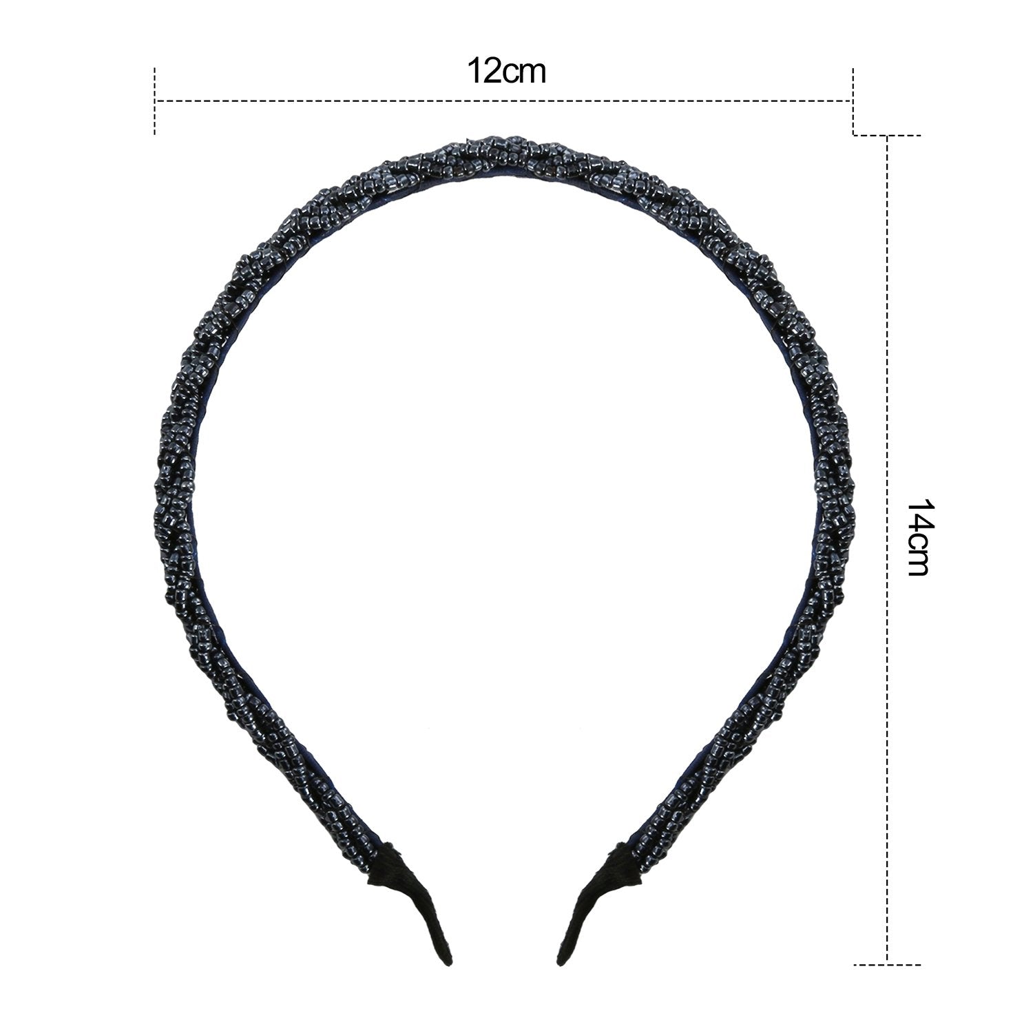 Bandeau MTLEE perles champagne, allure chic et discrète