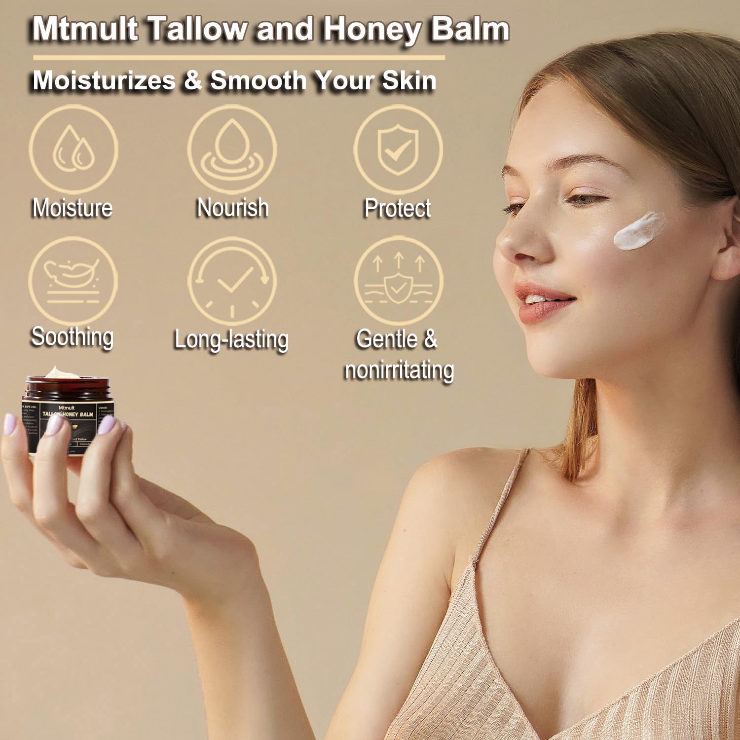 Mtmult miel cru baume visage et corps douceur nourrissante