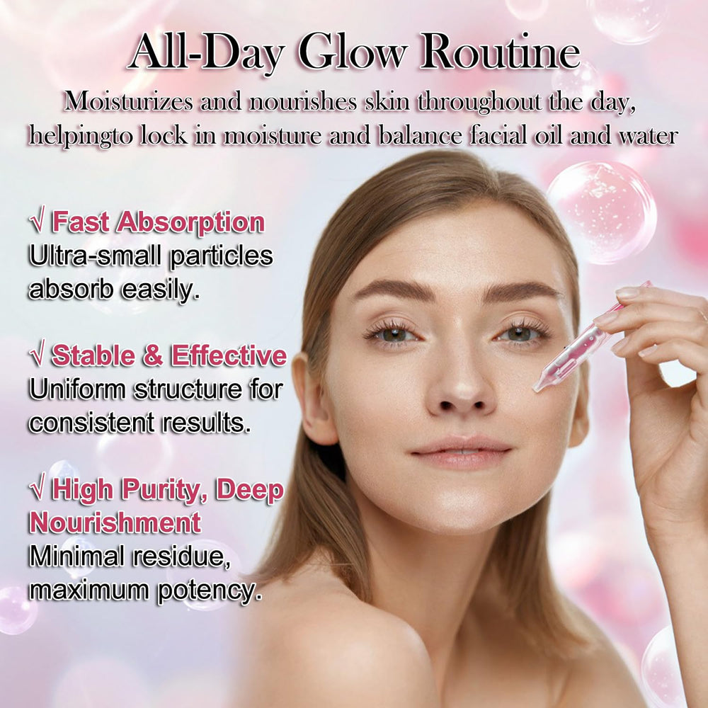 Mtmult Pink Peptide Serum glow aiming for glass-skin texture and brightening.