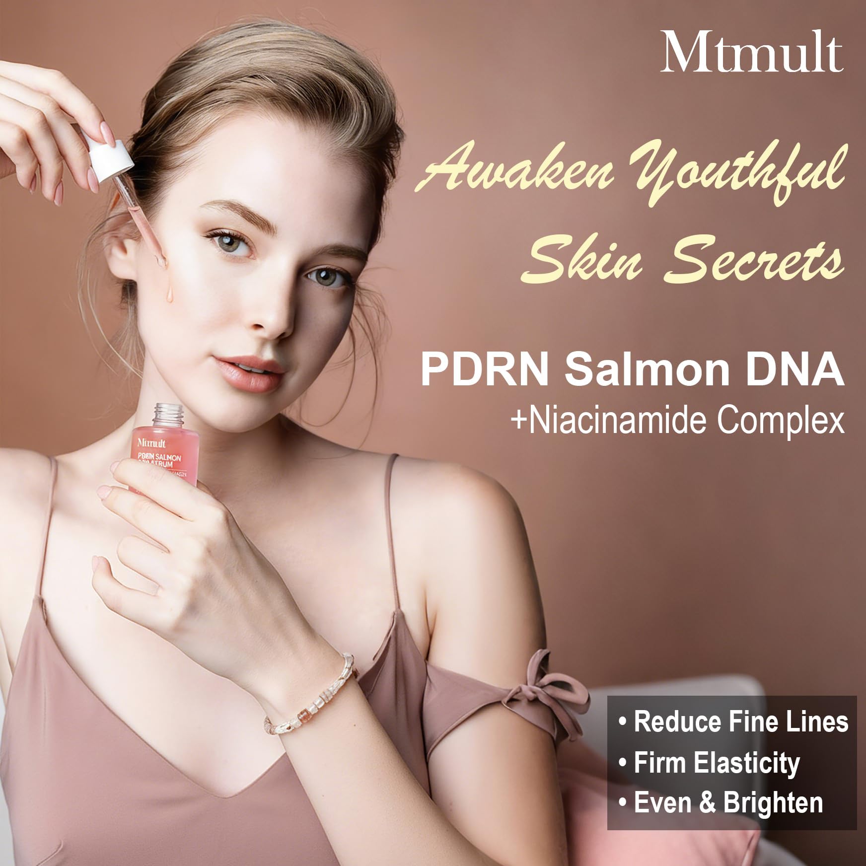 Mtmult serum ADN Saumon goutte, absorption rapide et nourrissante