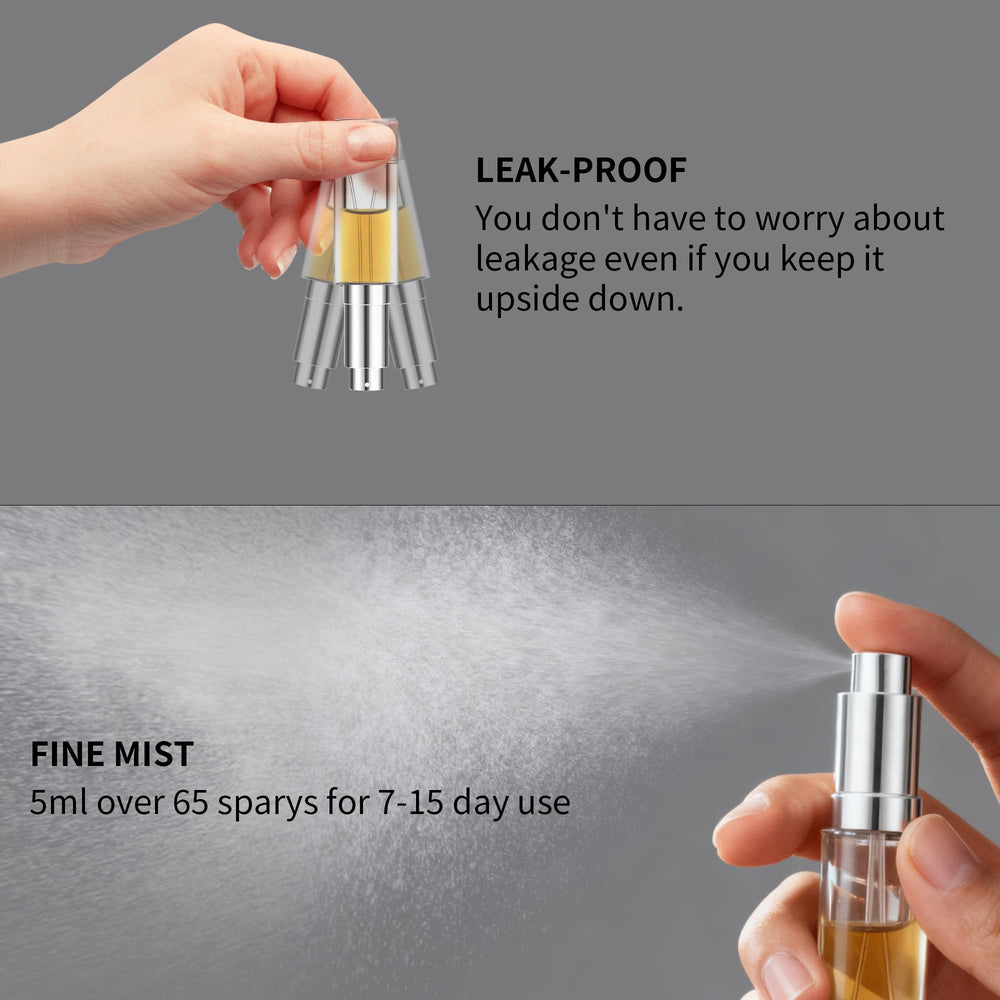 Verre clair permet de visualiser le niveau de parfum.