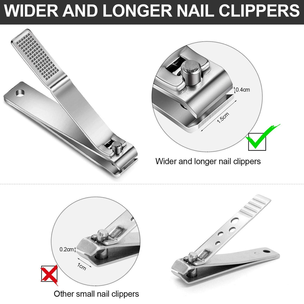 Mudder coupe-ongles compacte et portable, facile à emporter en voyage.