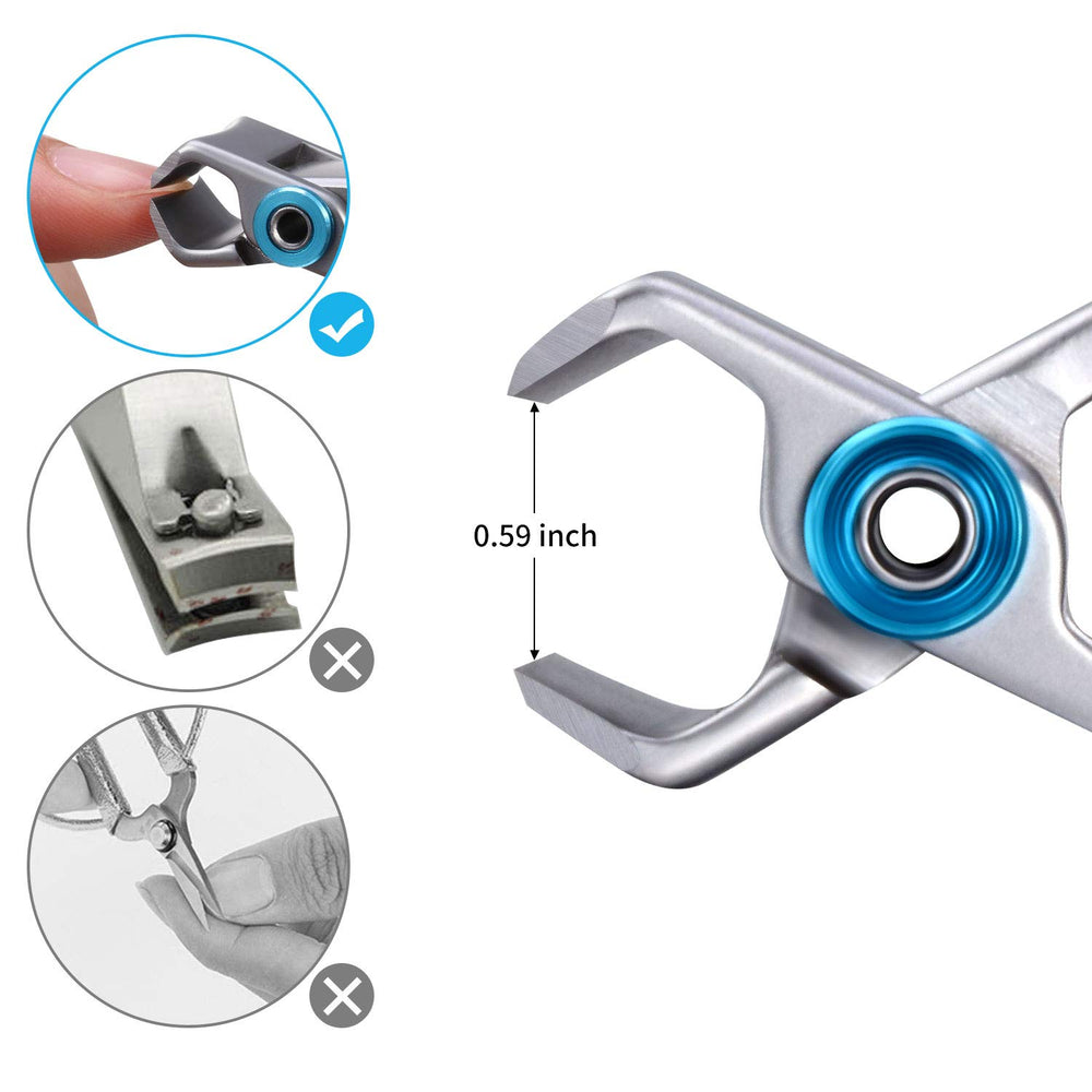 Mudder coupe-ongles deux-tailles utiles pour differents types d'ongles.