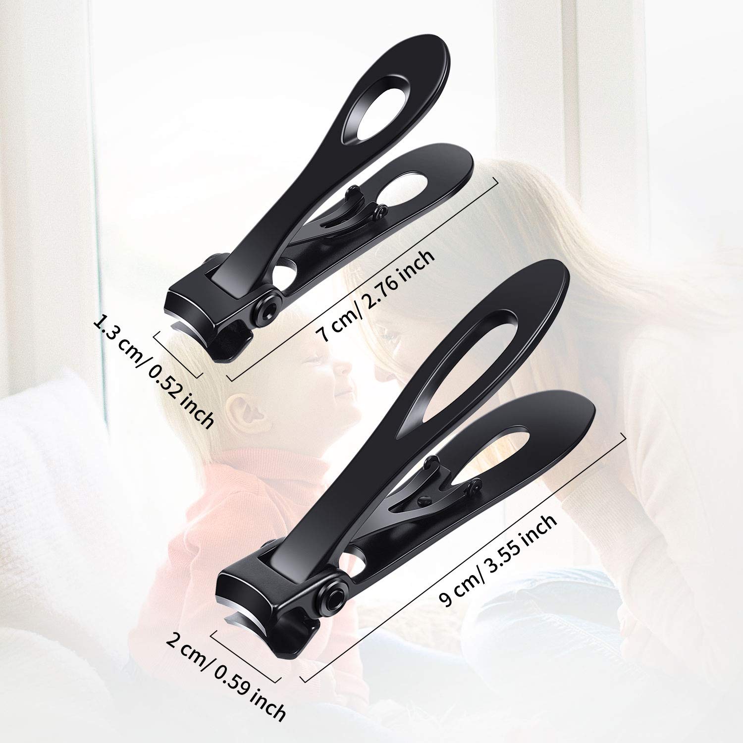 Ensemble Mudder deux tailles pour des coupes adaptées aux ongles