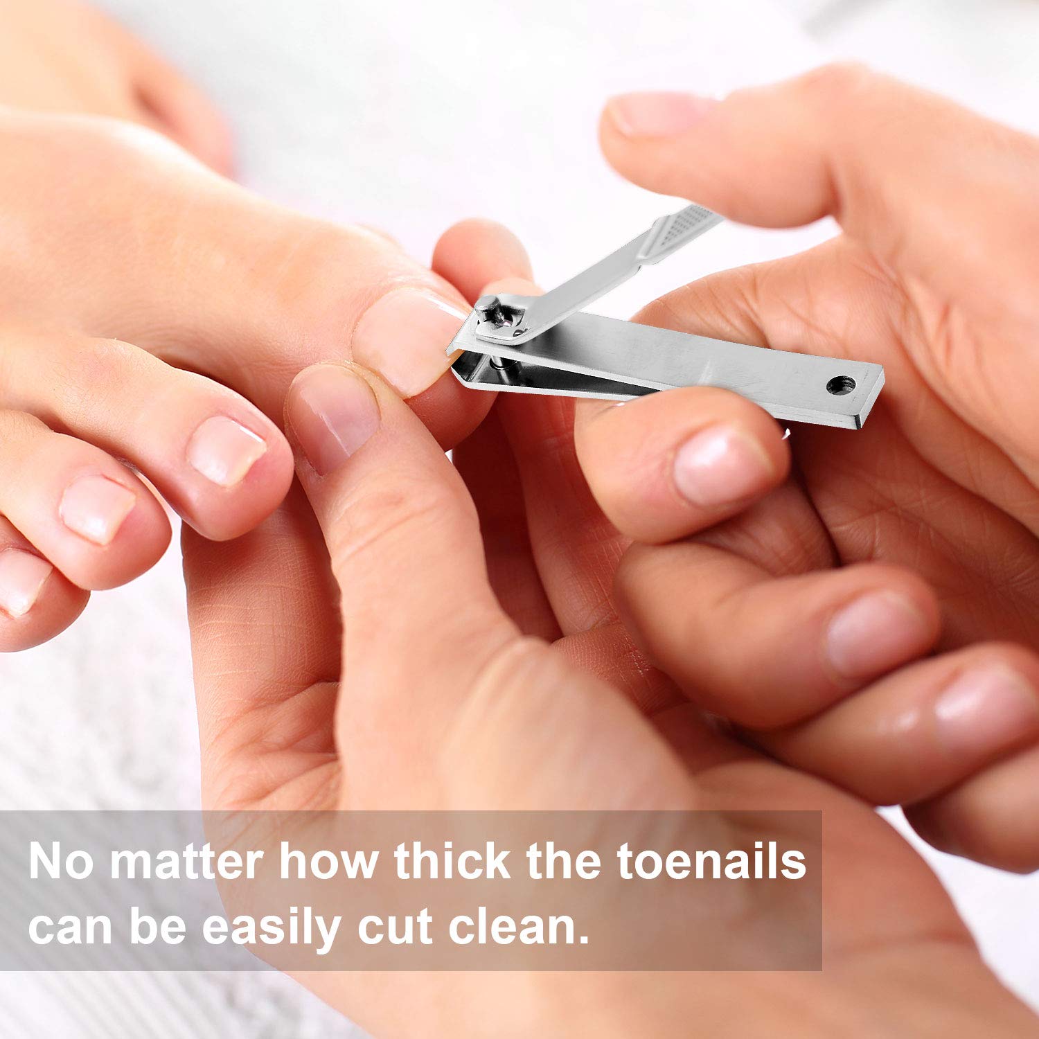 Mudder coupe-ongles robuste avec surface lisse évitant les irritations.
