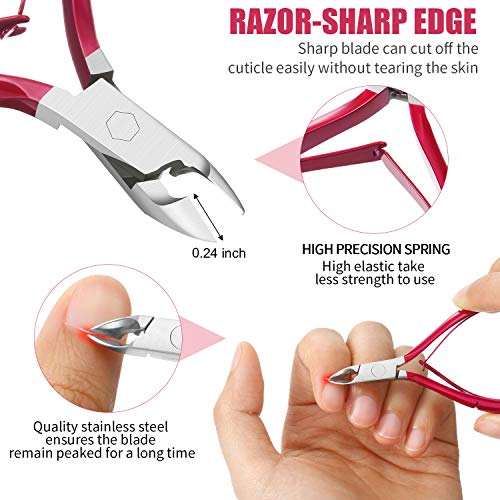 Mudder pince-cuticule: coupe nette et sans déchirure des cuticules