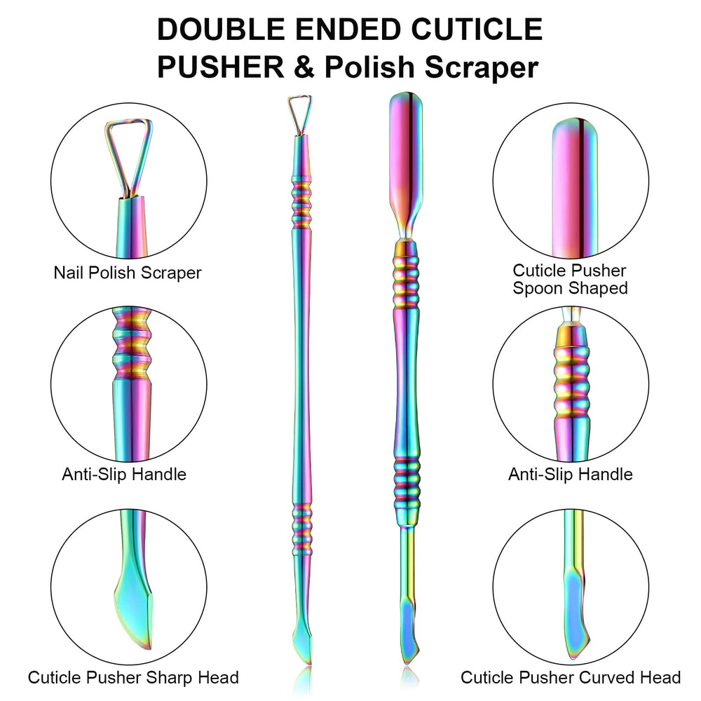 Mudder retireur peau-morte, surface des ongles prête pour le nail art.
