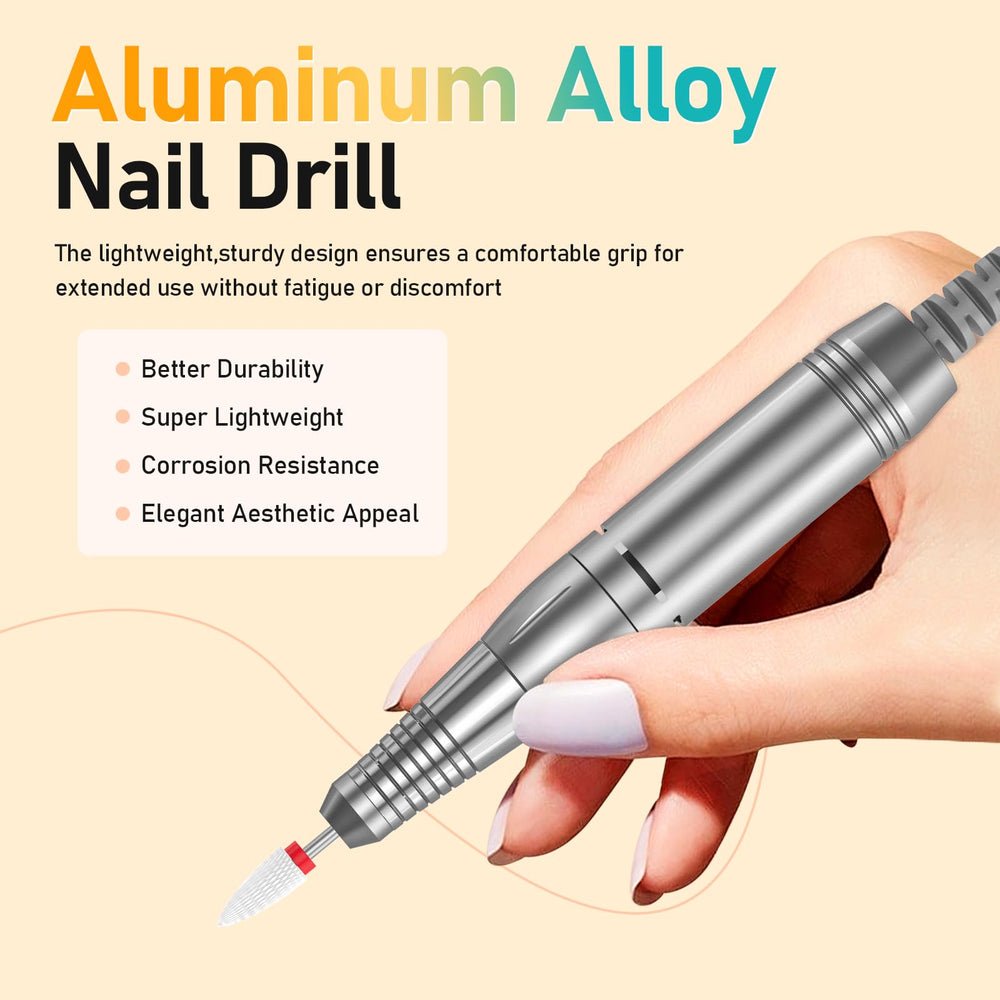 Foreuse Mugle à ongles avec refroidissement et fonctionnement silencieux.