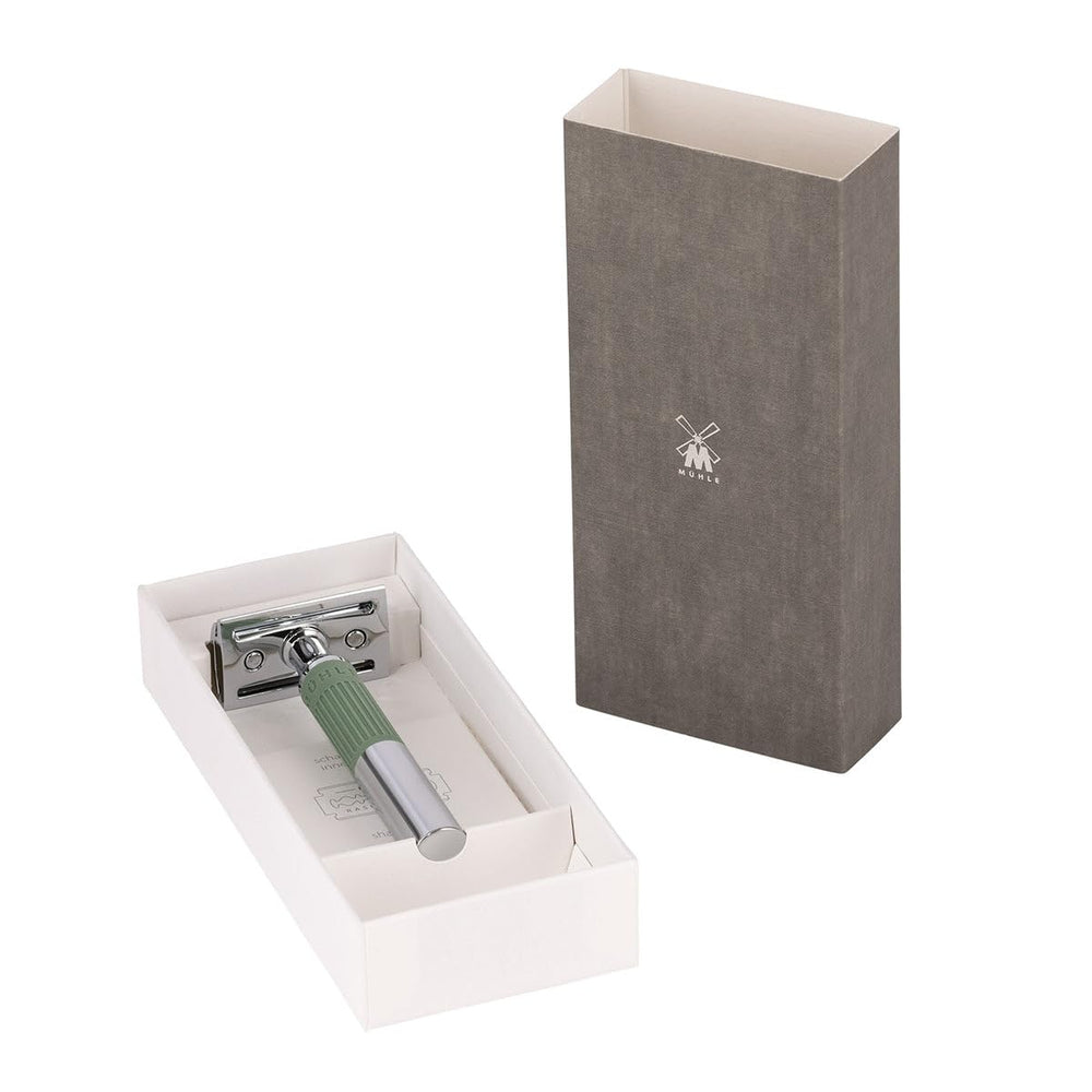 MÜHLE NEO: rasoir réutilisable sans plastique à usage unique pour un rasage durable.