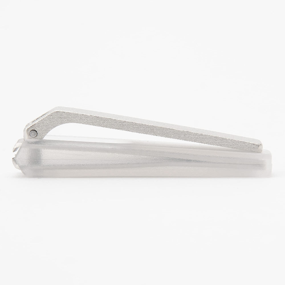 MUJI poignée ergonomique, prise en main confortable.