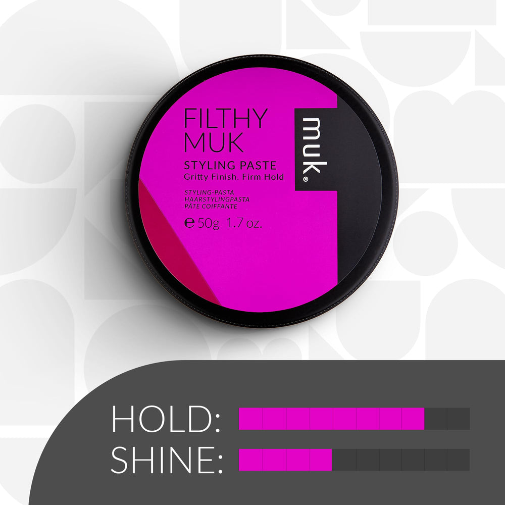 MUK Filthy Gritty Finish sans résidu pour un look net et propre.