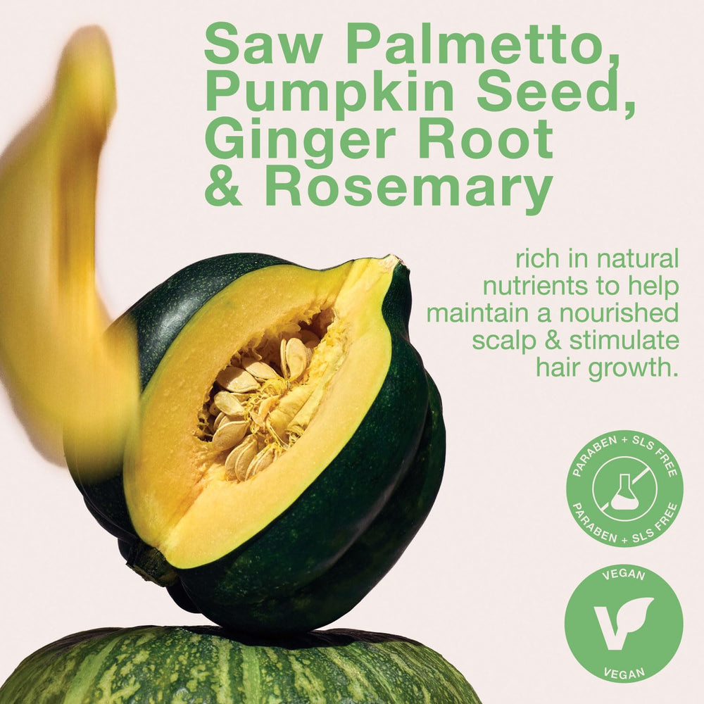 Mumms Serum : gingembre et romarin pour soutenir l’apparence des cheveux.
