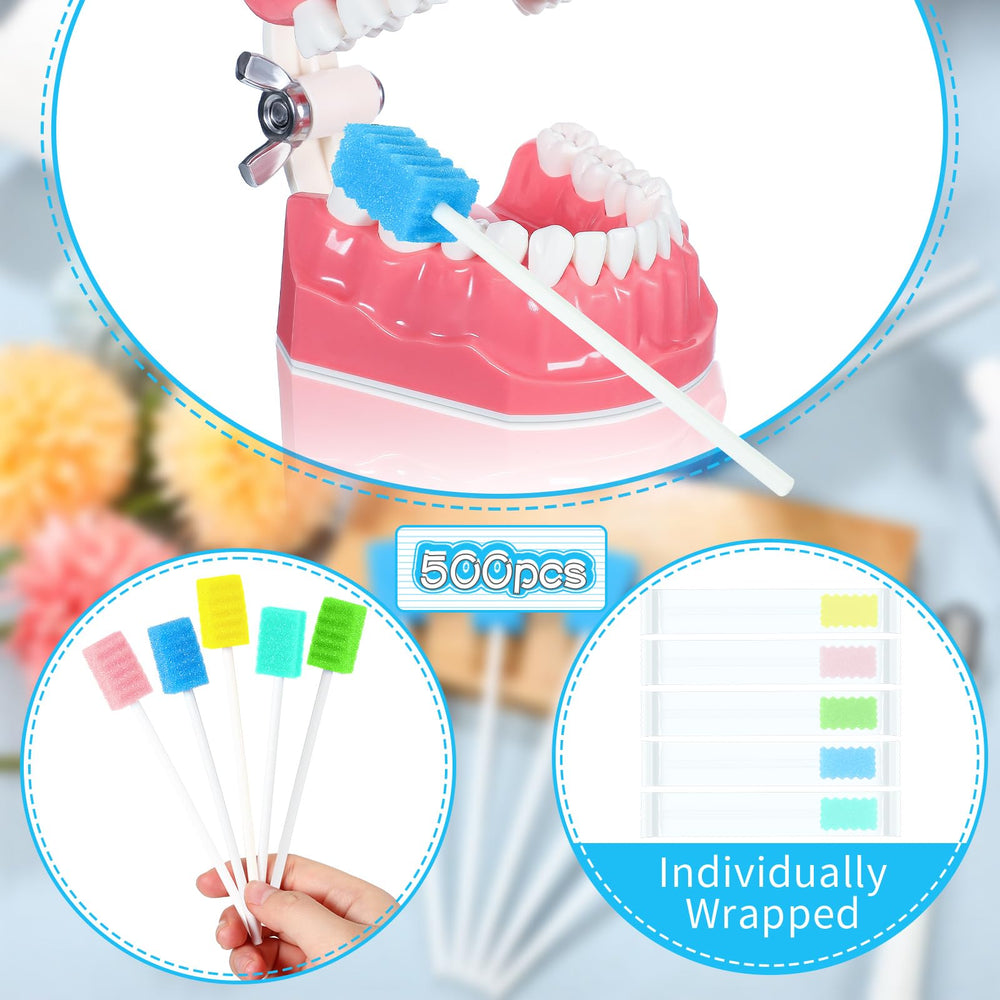 Tampons buccaux Mumufy de 12,5 cm, prise en main facile