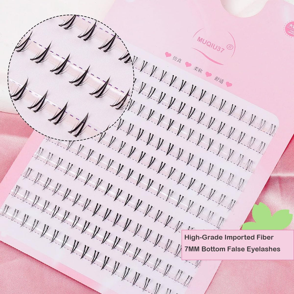 MUQIU37 cils inférieurs DIY, processus simple pour une extension personnalisée.