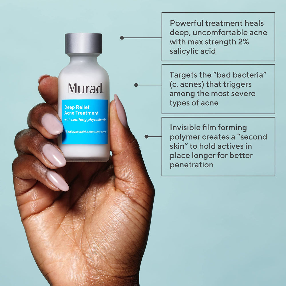 Murad: concentration 2% d’acide salicylique pour l’acné