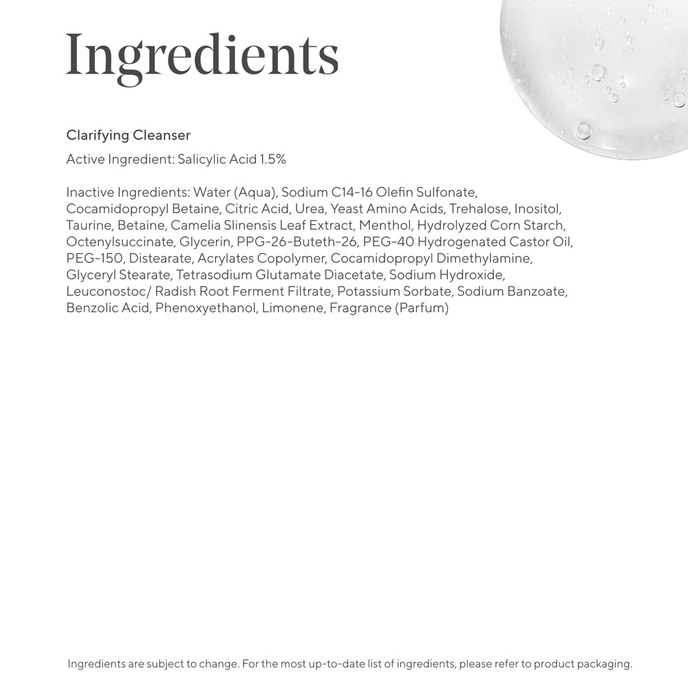 Murad Acne Control Clarifying Cleanser — formulation sans sulfates pour une routine douce