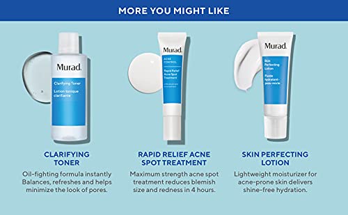 Routine soir Murad Acne Control suivie d'une crème hydratante