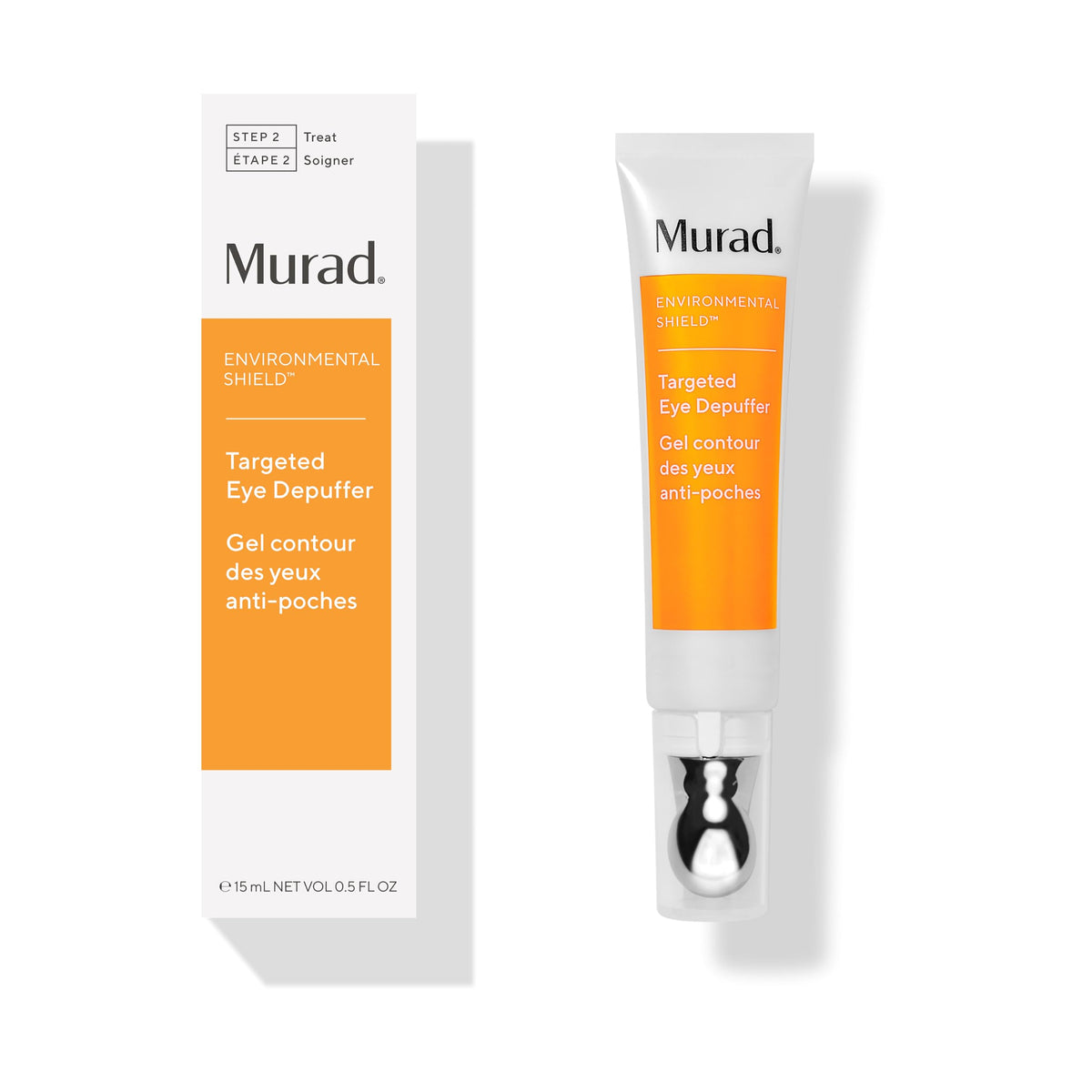 Murad dépuffer ciblé pour les yeux — bouteille prête à rafraîchir et dégonfler les poches.