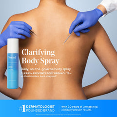 Murad Clarifying Body Spray hydratant avec allantoïne dans une routine soin