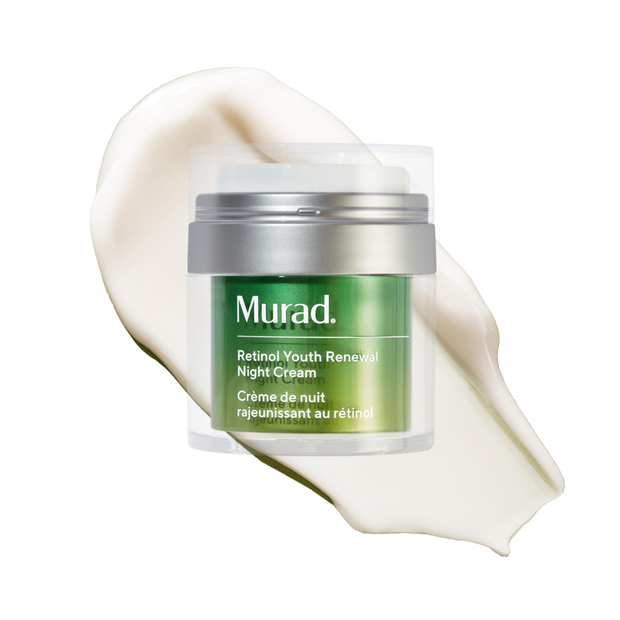 Murad Crème Nuit Retinol – bouteille visible, soin anti‑âge potentiel pour peau mature.