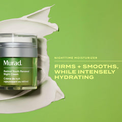 Texture crème riche Murad Retinol prête à hydrater en profondeur.