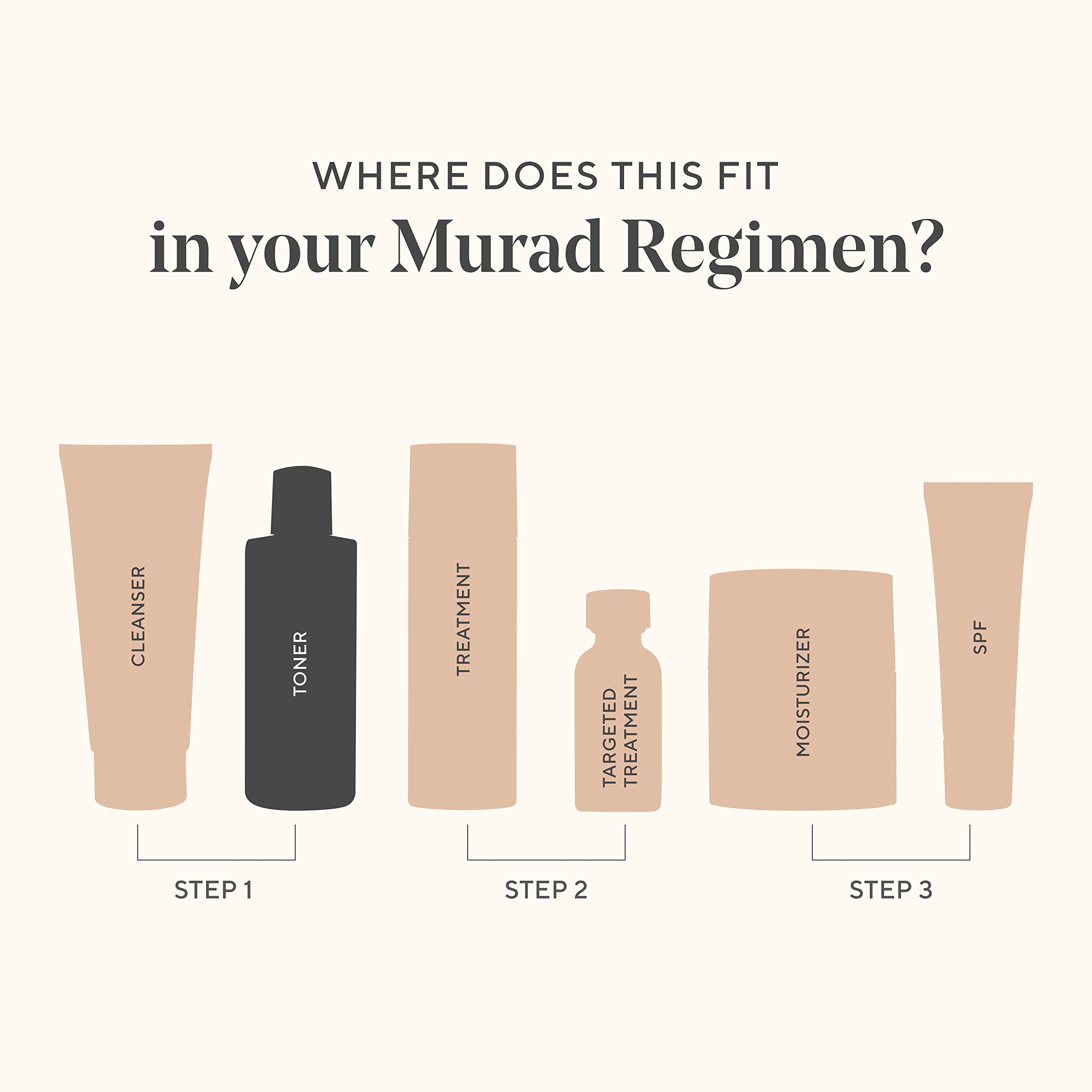 Murad Essential-C Toner disque coton visage prélève le produit en douceur.