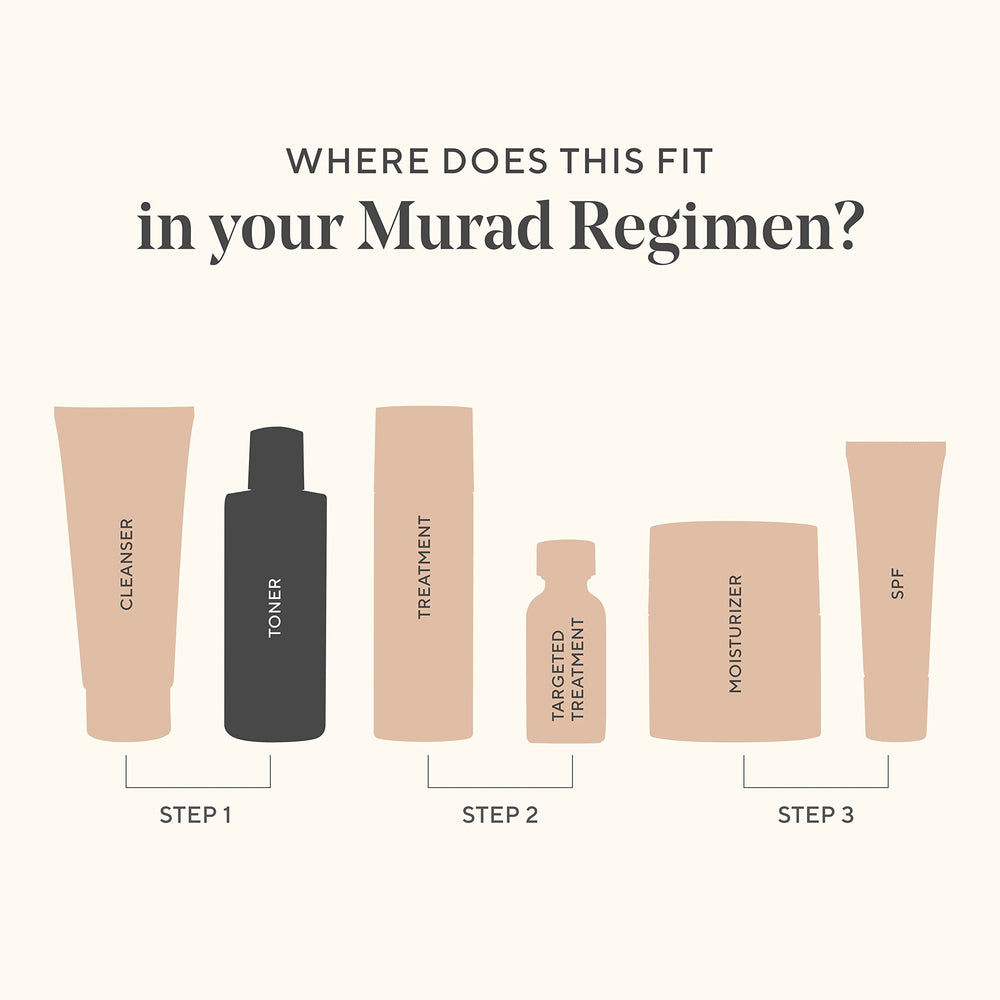Murad Essential-C Toner disque coton visage prélève le produit en douceur.