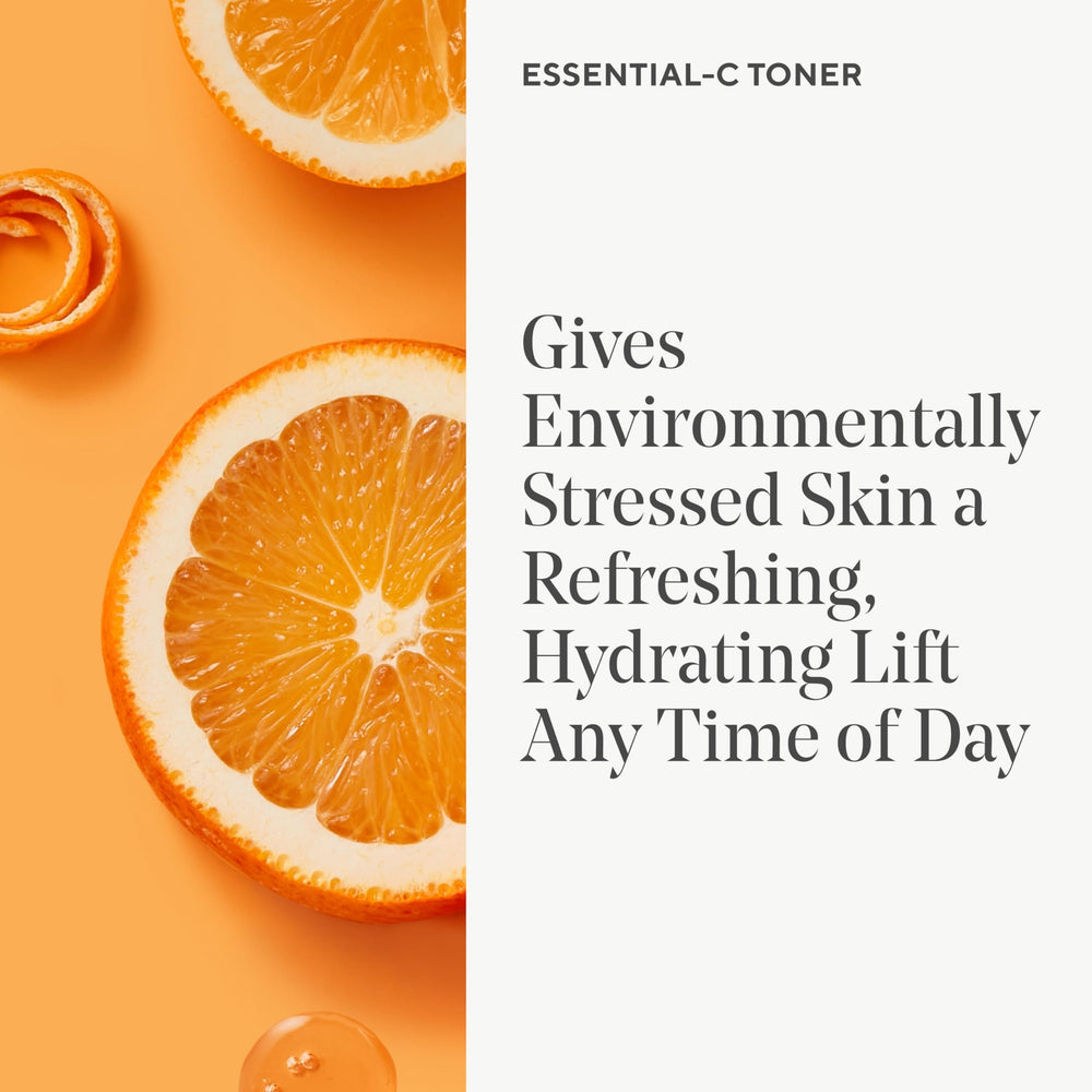 Murad Essential-C Toner, vue rapprochée Vitamine C apporte fraîcheur.