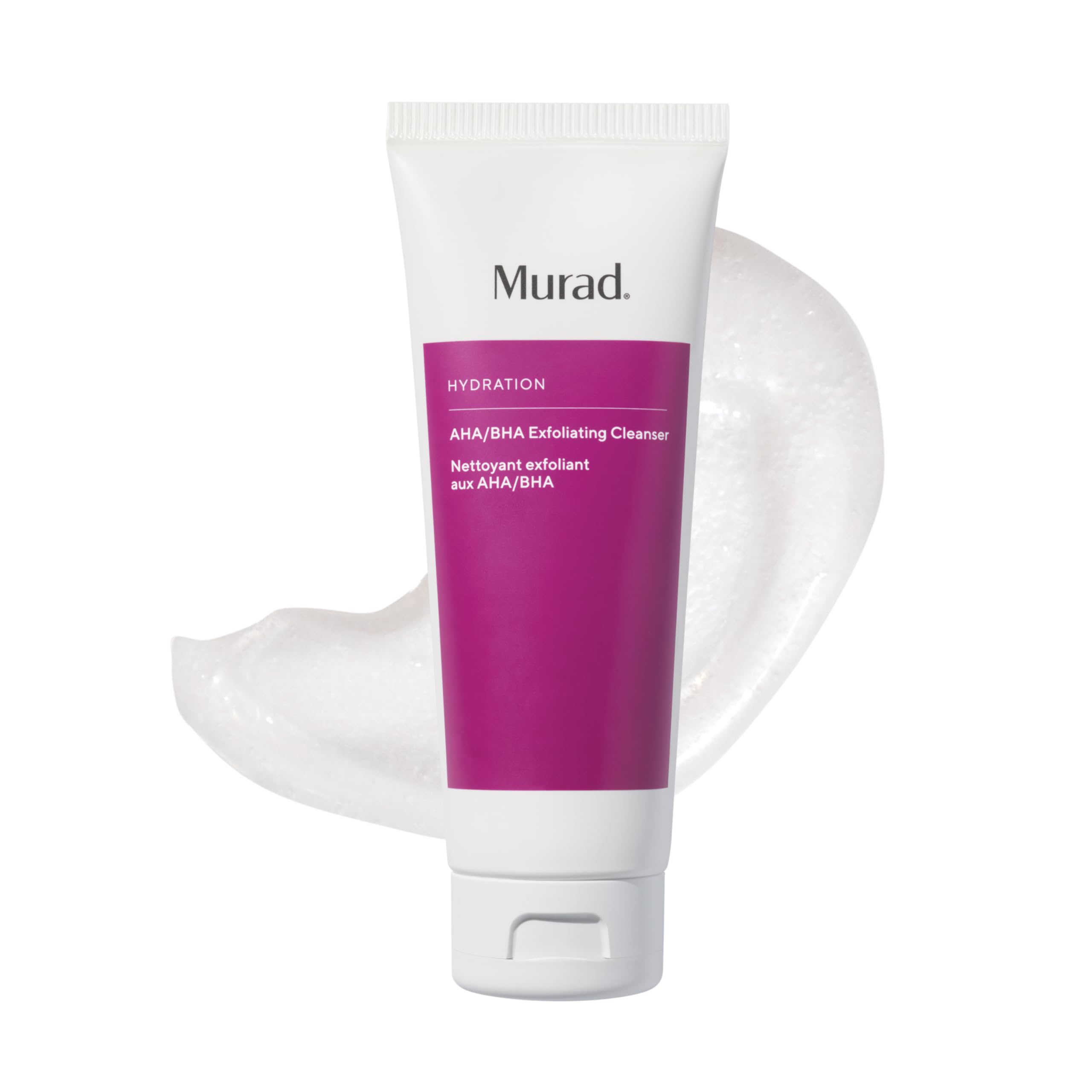 Murad Exfoliant Visage AHA/BHA – flacon visible, nettoyage en douceur pour peau plus lisse