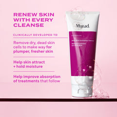 Murad exfoliant visage avec perles de jojoba, exfoliation manuelle douce