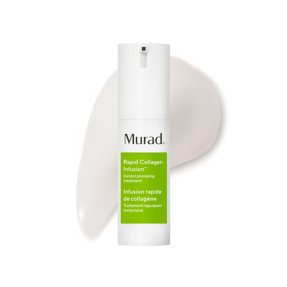 Murad Infusion de Collagène rapide – bouteille élégante avec effet repulpant.