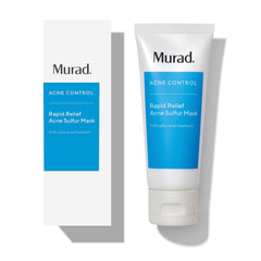 Murad Rapid Relief, bouteille visible, application ciblée contre les boutons.