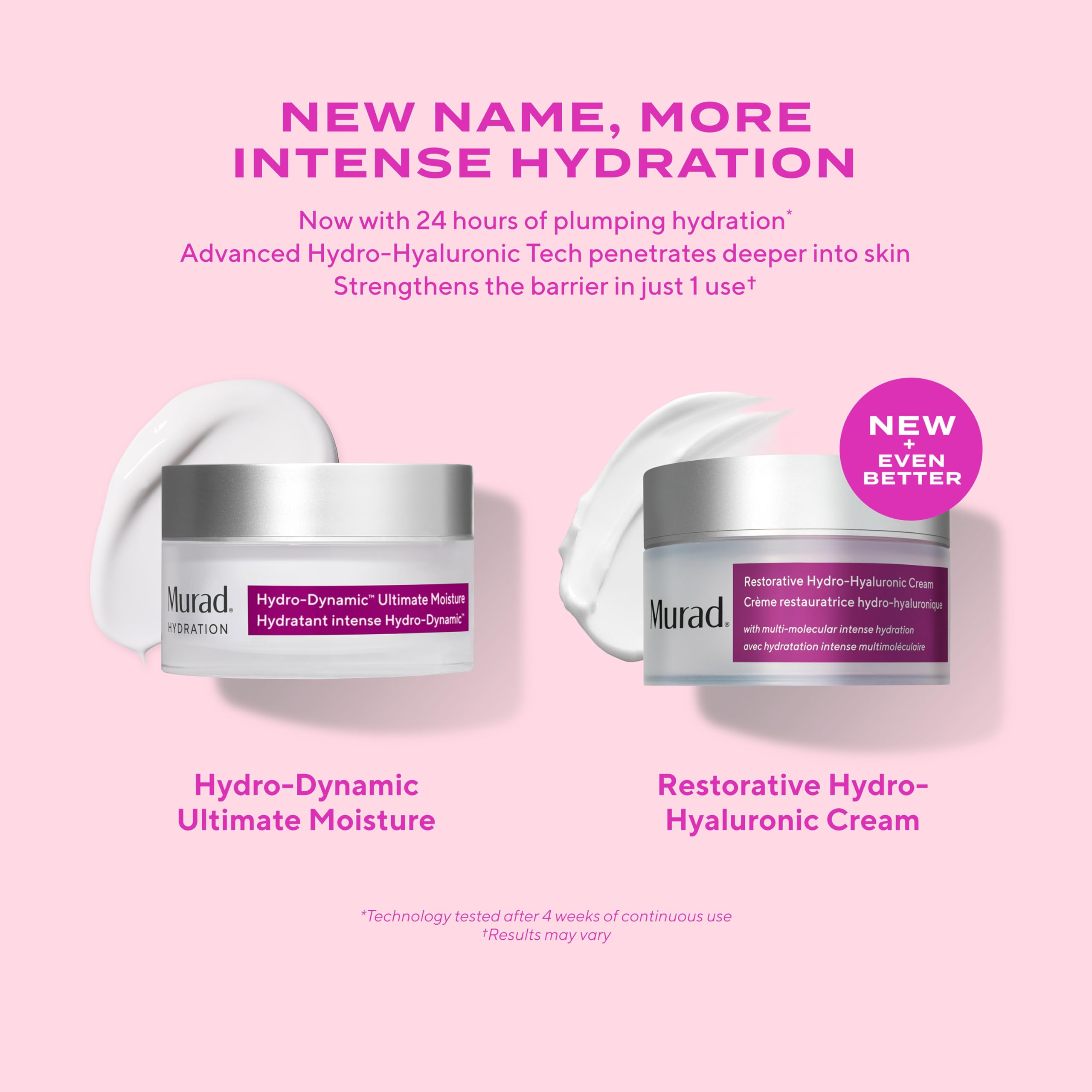 Murad Restorative Hydro-Hyaluronic Crème, beurre de karité offre une douceur nourrissante.