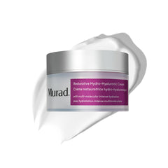 Murad Restorative Hydro-Hyaluronic Crème dans le pot, hydratation profonde et instantanée pour peau douce.