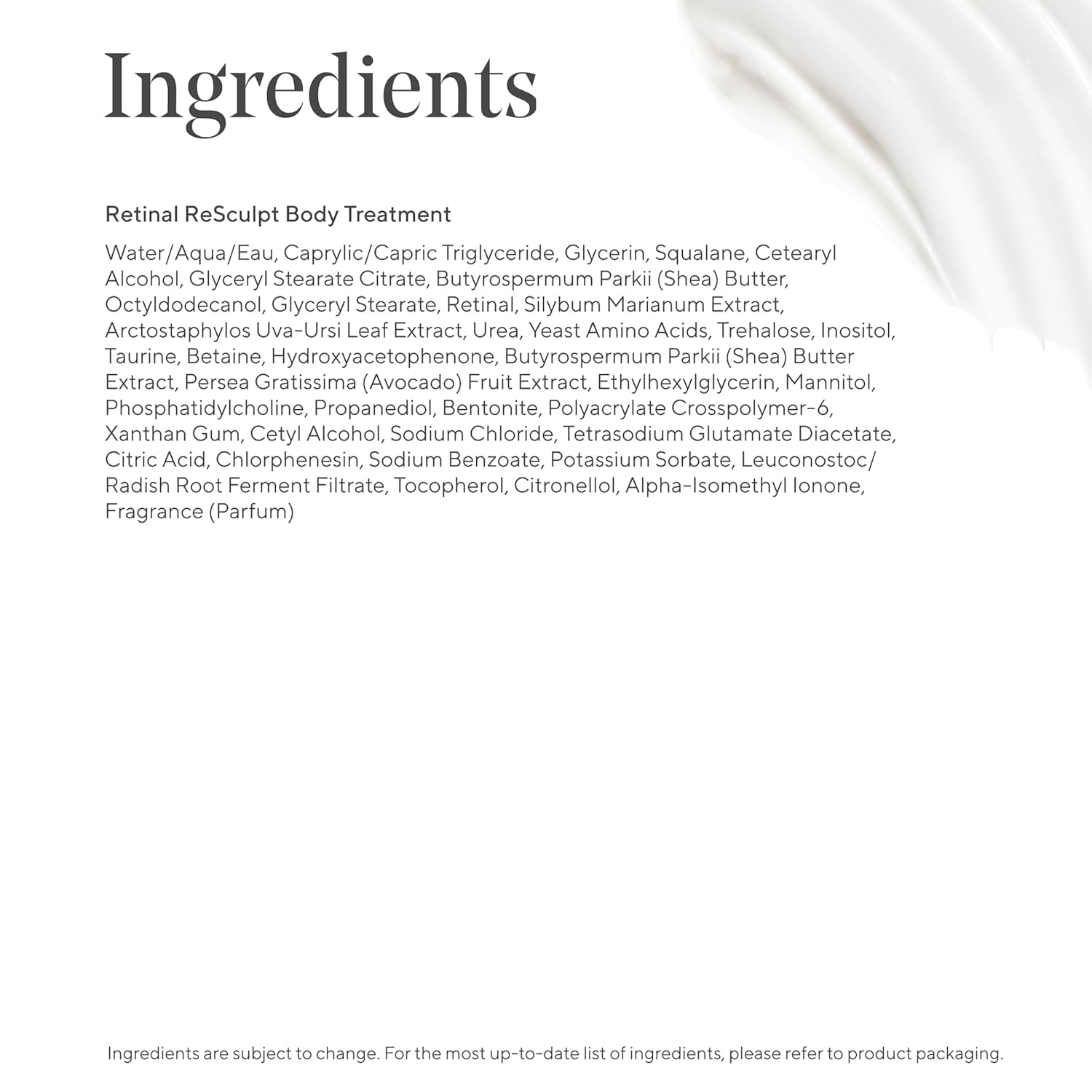 Murad Retinal ReSculpt : cellulite-lissage et texture améliorée.