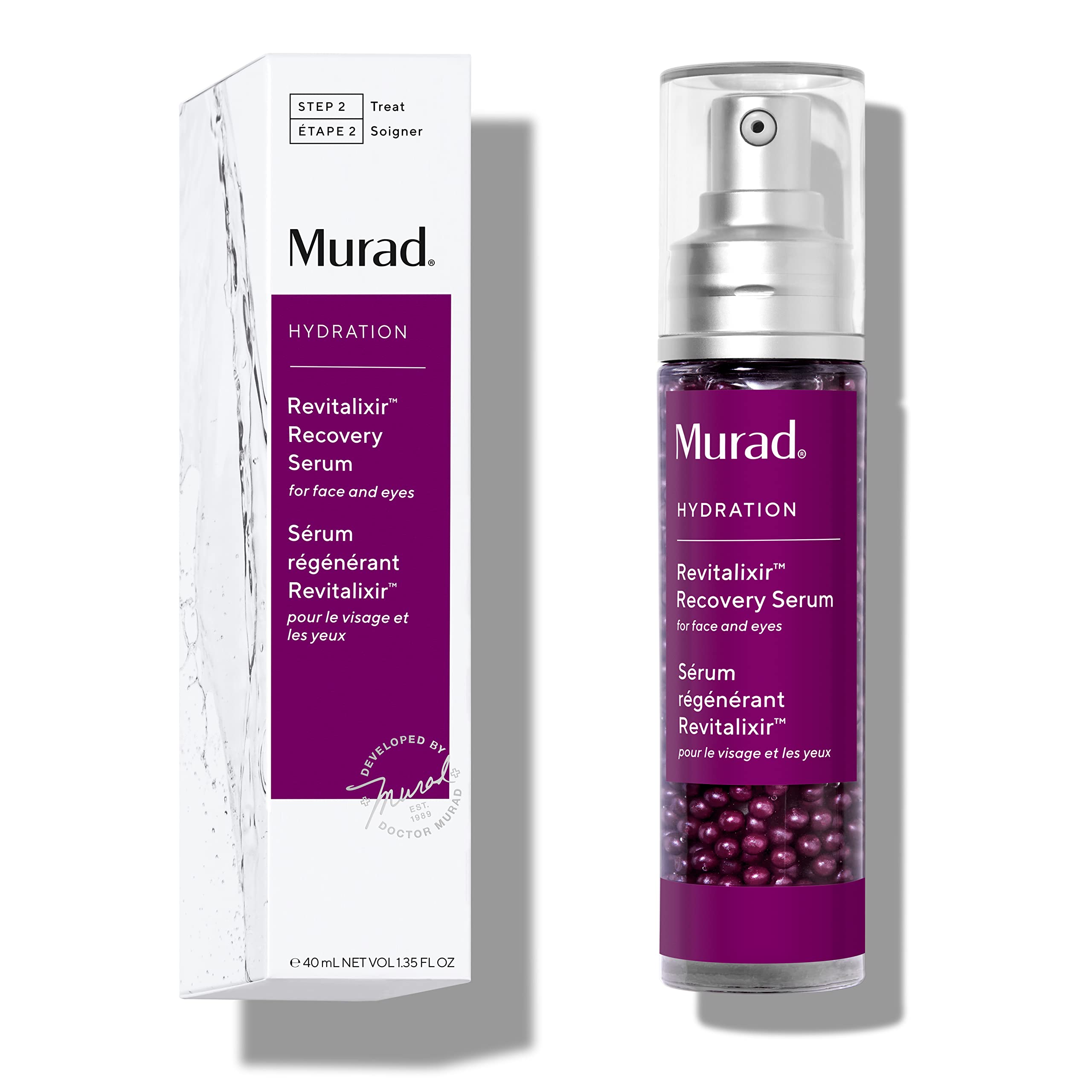 Murad Revitalixir Serum : belle bouteille prête à revitaliser la peau.