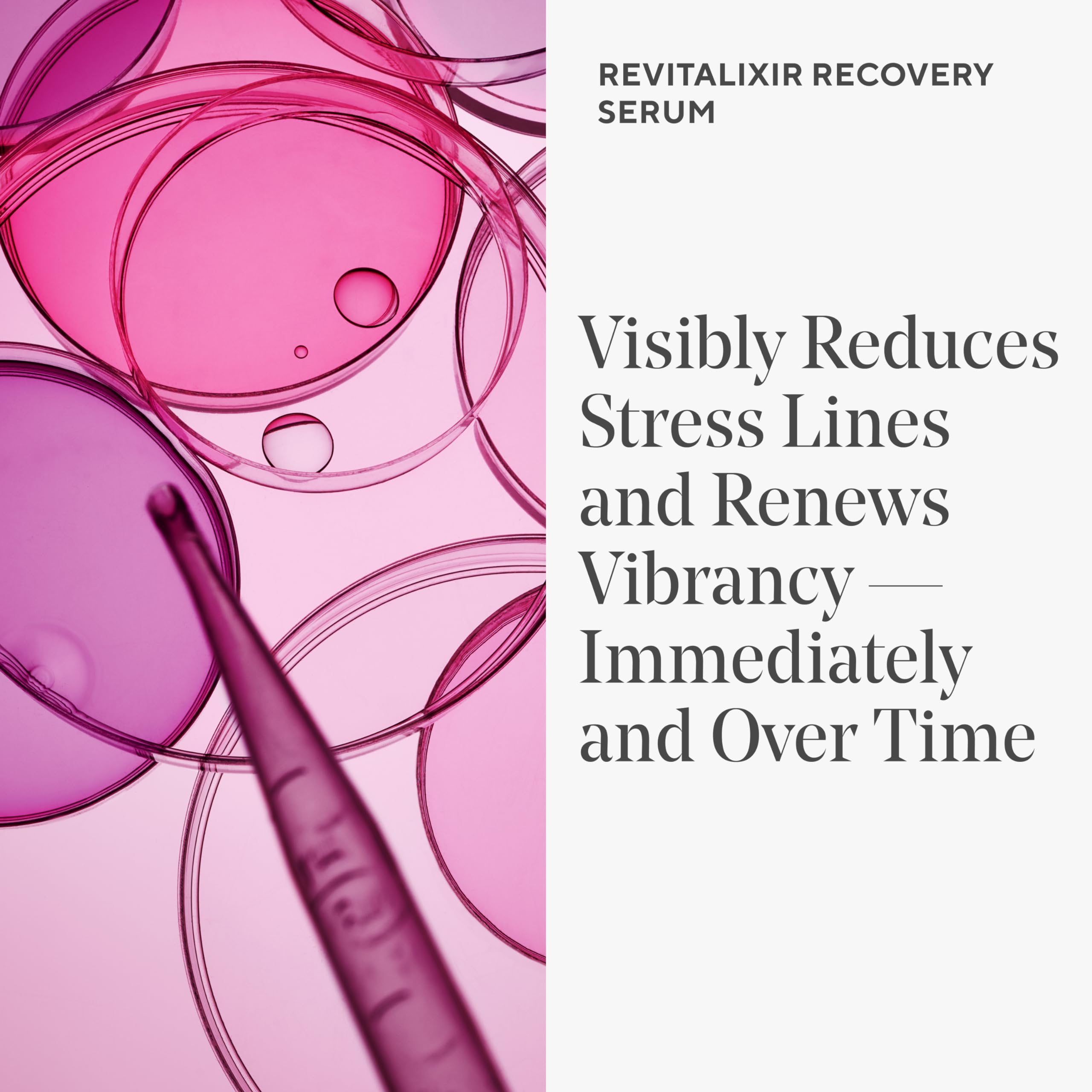 Murad Revitalixir Serum texture soyeuse vue en gros plan.