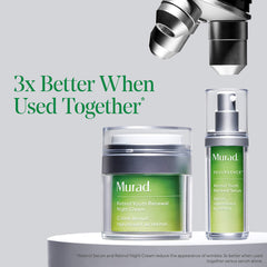 Murad Retinol Youth Renewal Serum – texture crème lumineuse prête à l’emploi.