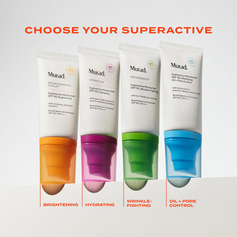 Murad Superactive Brightening Moisturizer SPF 50, texture agréable et confort tout au long de la journée