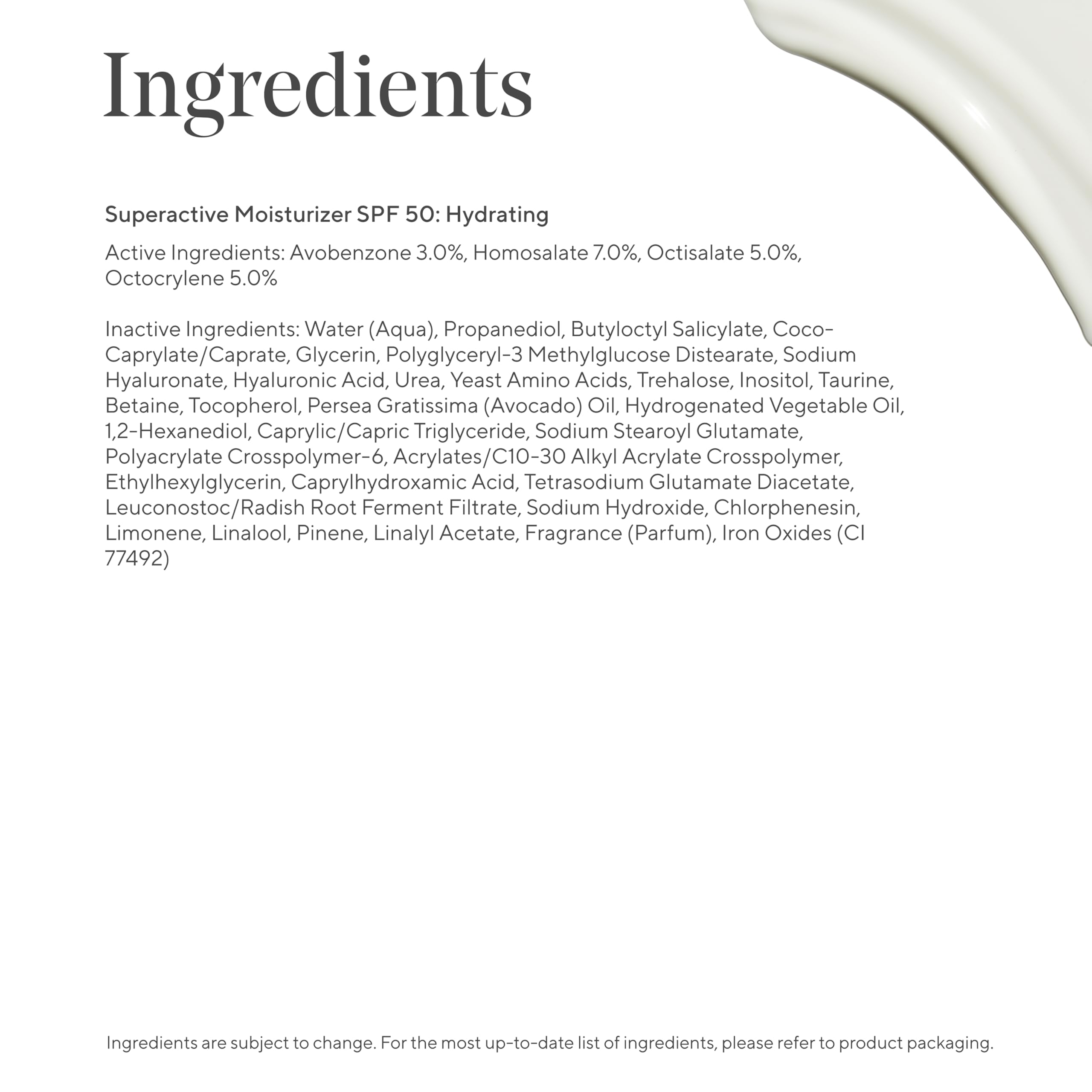 Murad Superactive hydratant visage SPF50 – réduction des étapes avec une seule application.