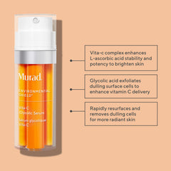 Murad Vita-C Glycolic Serum, texture soyeuse prête à l'emploi pour un éclat.