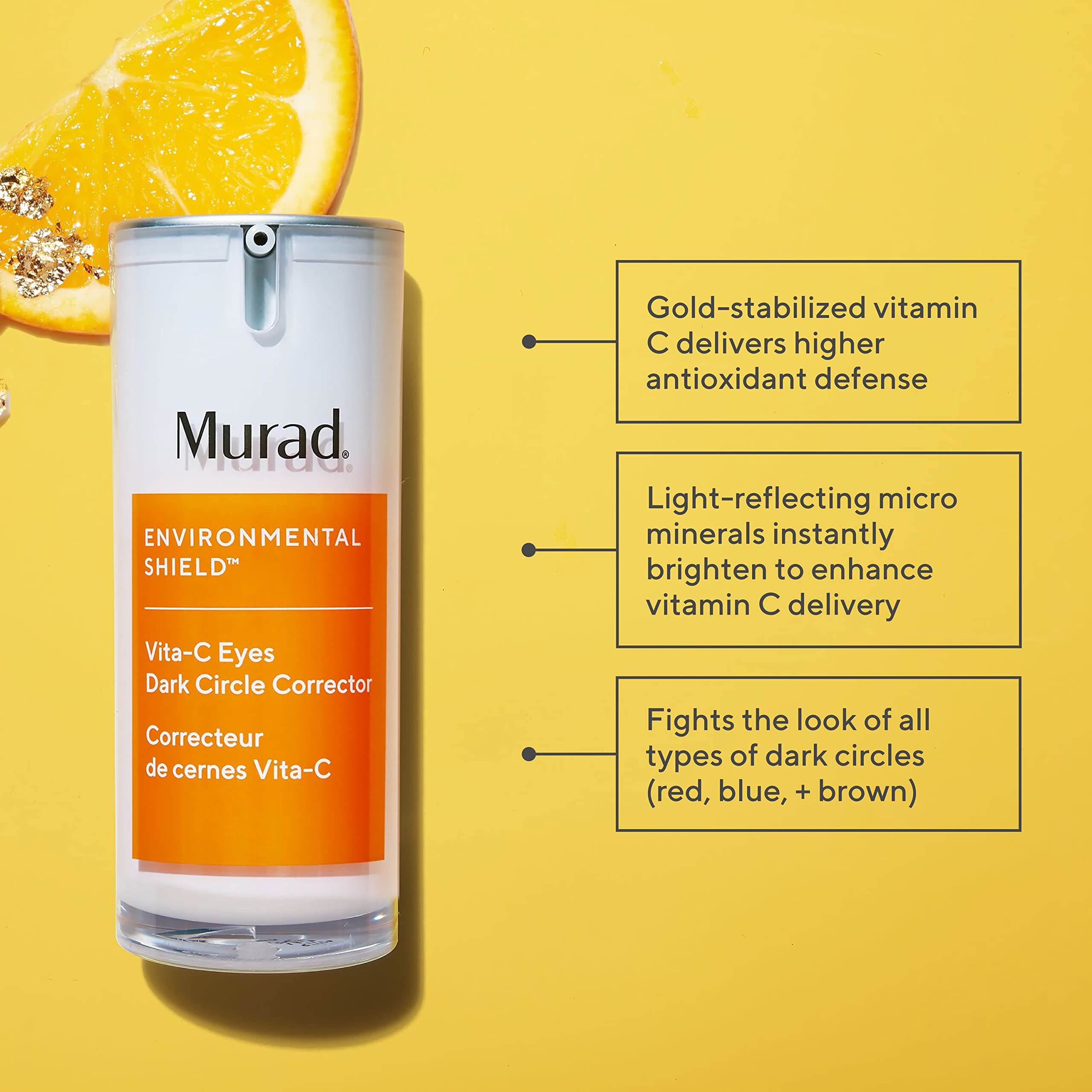 Murad Vita-C Eyes dans son emballage compact pour une routine pratique.