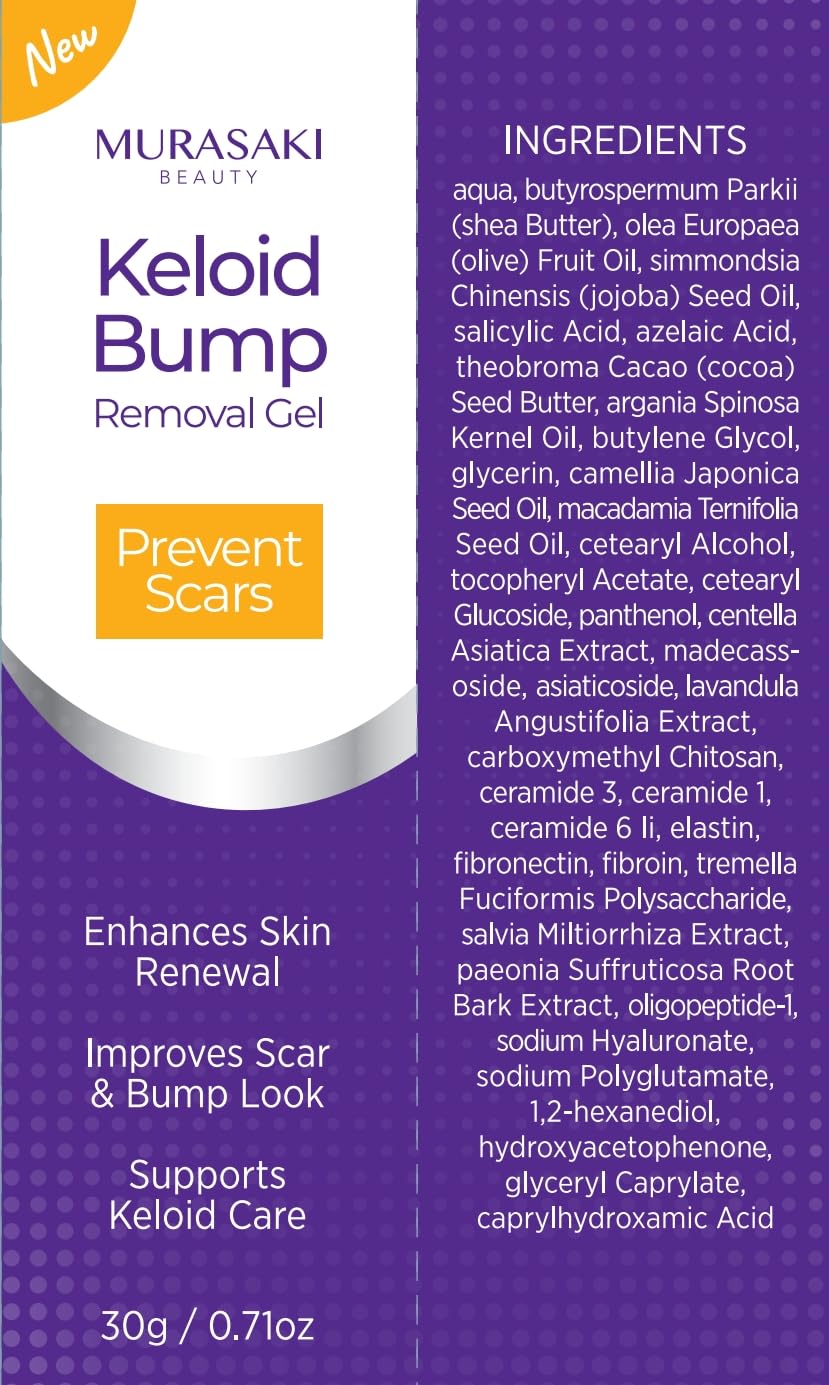 Soin visage et corps avec le Gel Keloïde Bump de MURASAKI BEAUTY