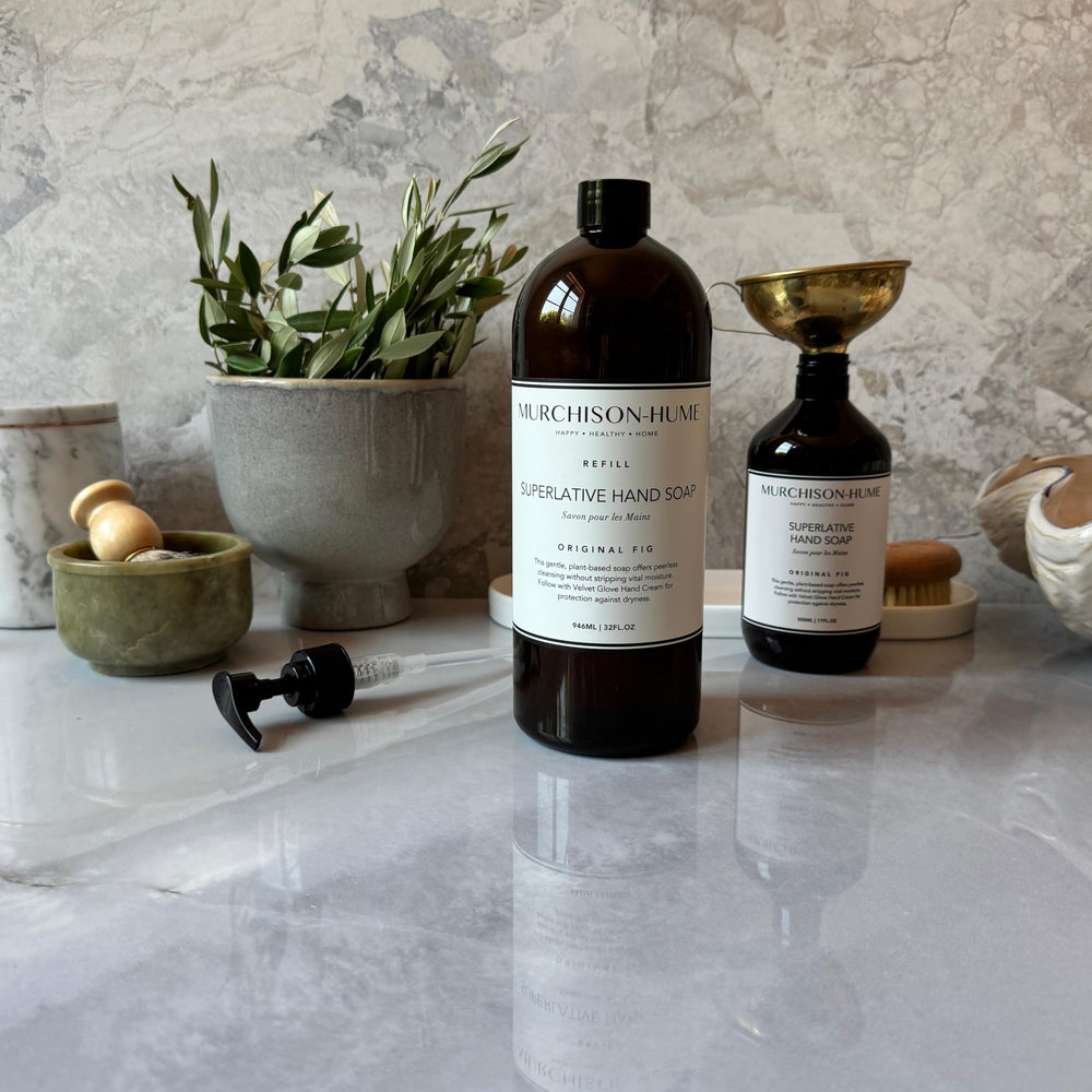 Recharge pour savon mains Murchison-Hume Original Fig; pratique et durable.