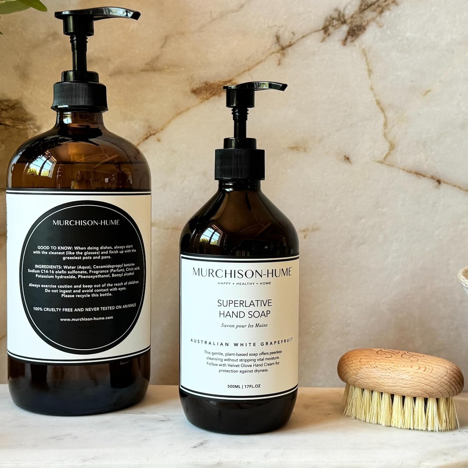 Murchison-Hume savon mains luxe sans parabènes – peau respectée.