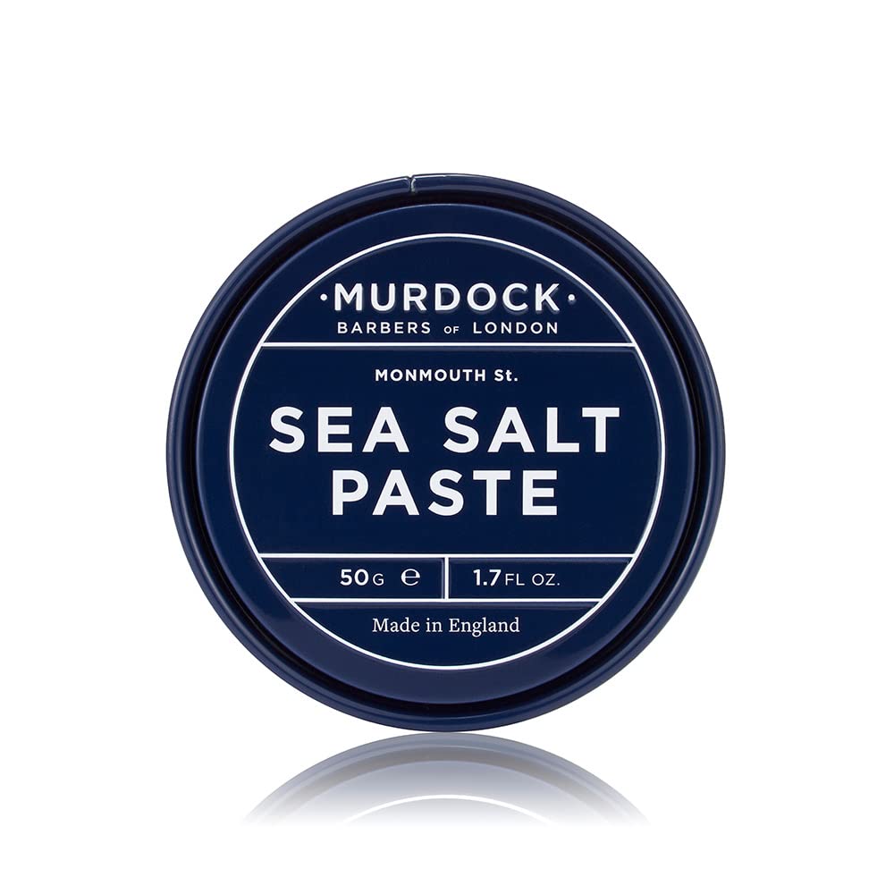 Murdock London Pâte Sel Mer – bouteille, coiffage précis et tenue durable.